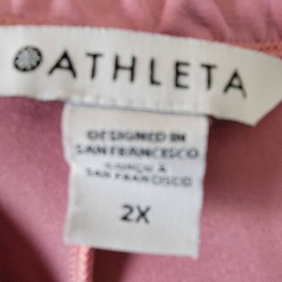 Athleta Seasoft Straight Pants in Antique Rose 2X - Picture 4 of 5